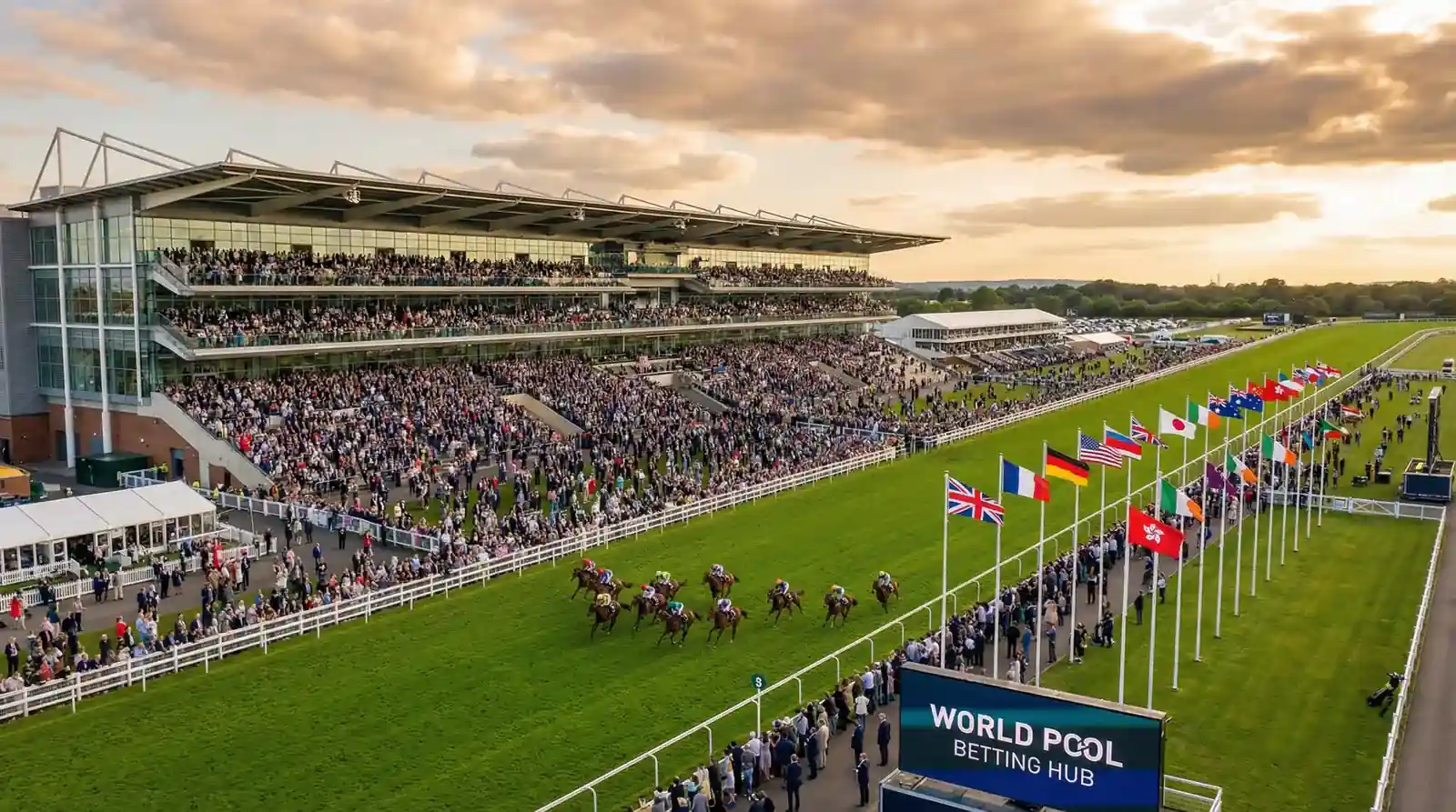 Internationales Galopprennen mit globalem Wettmarkt und World Pool